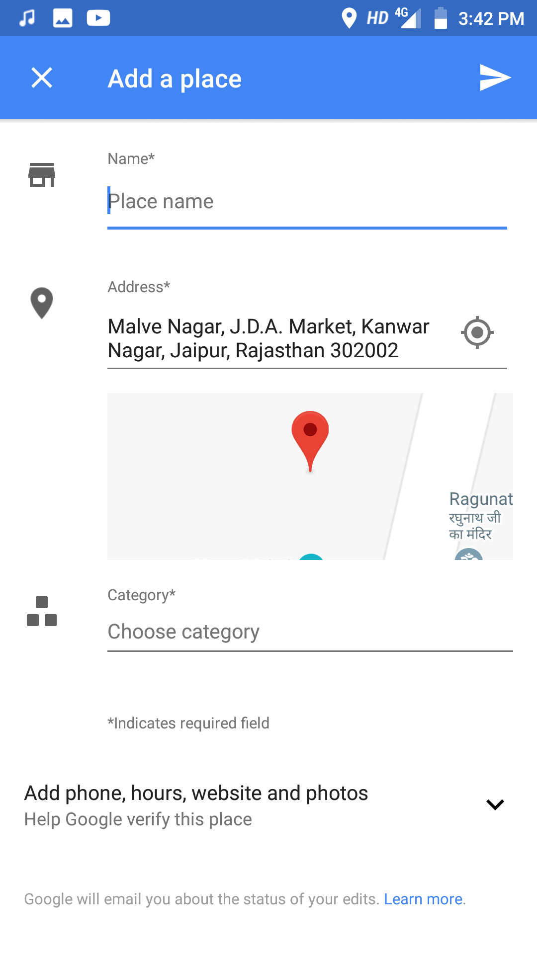 Add a Missing Place on Google Maps