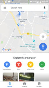 Explore Google Maps